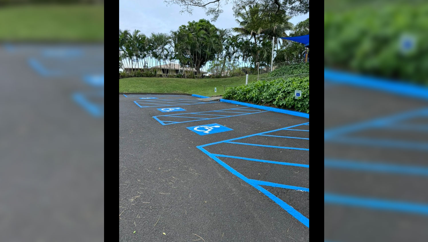 parking lot painting in Kailua, HI