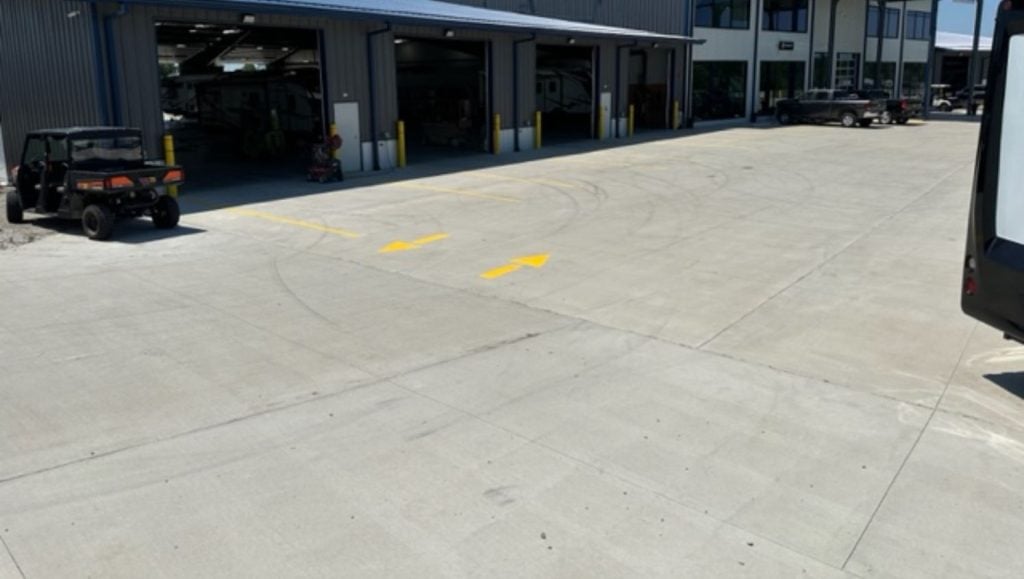 line marking in ottawa, ks