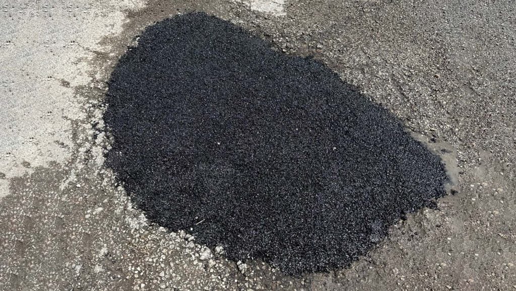 pothole needing repaired