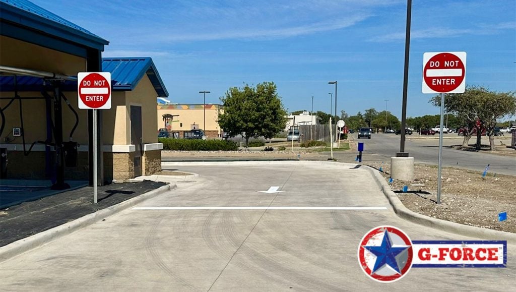 parking lot painting in Salina, KS