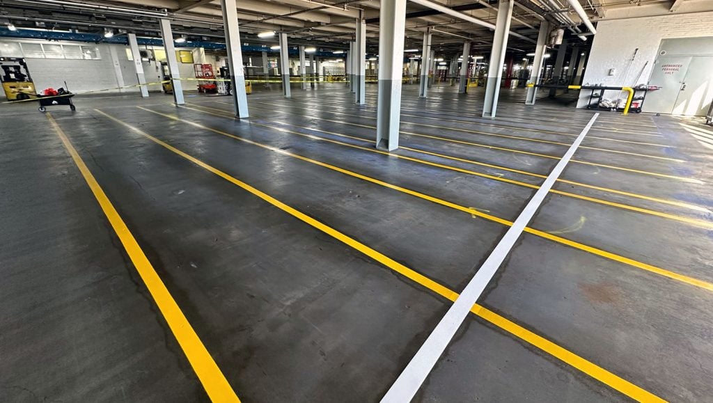 warehouse markings