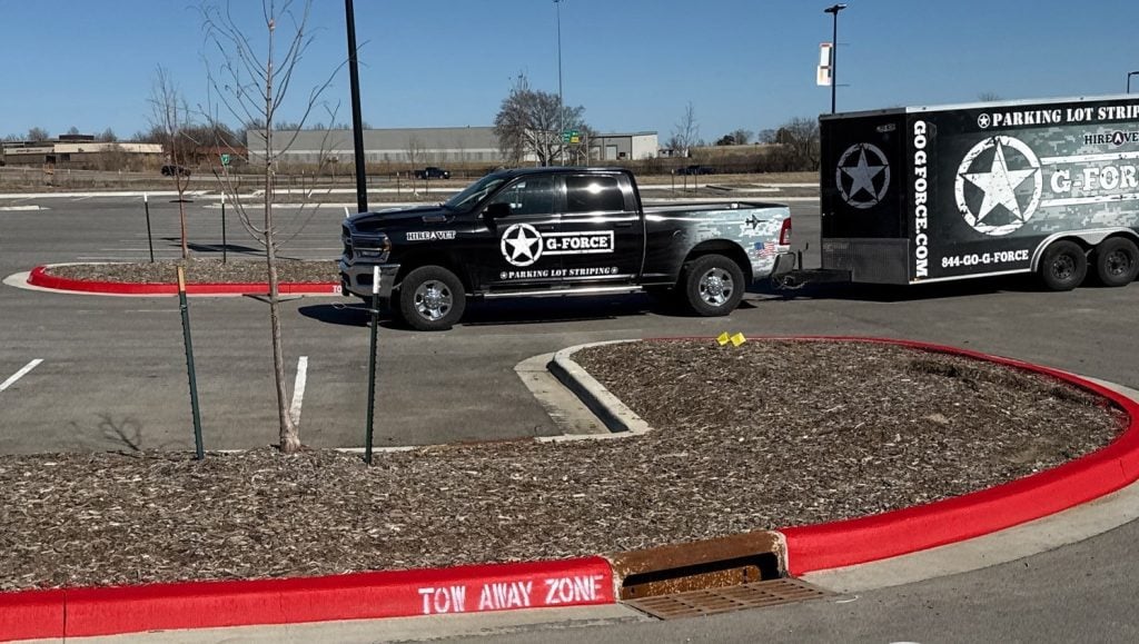 G-FORCE® truck parked in AdventHealth Sports Park at Bluhawk parking lot