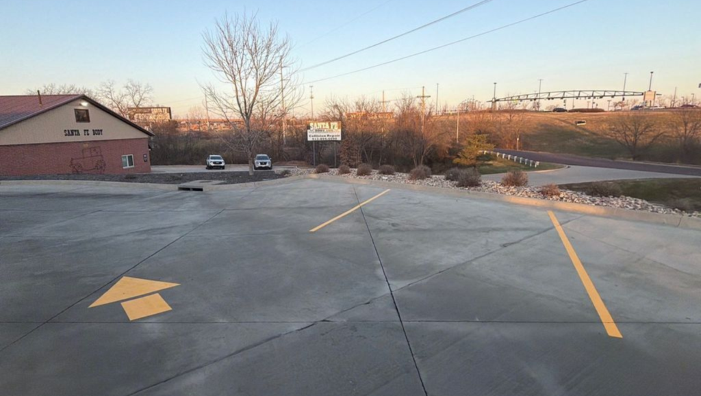 Line Striping Painting Tidal Wave Auto Spa in Overland Park, KS