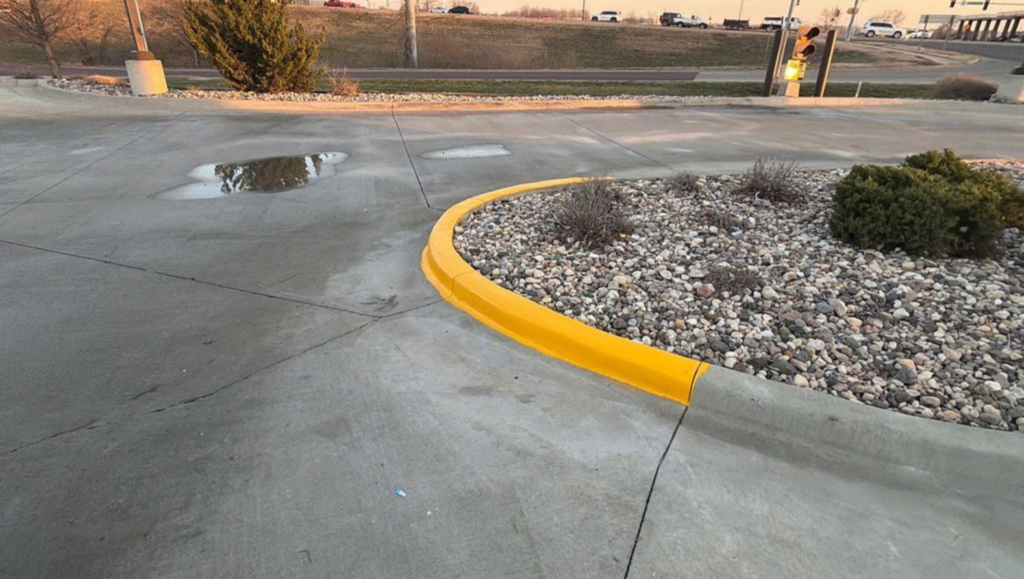 Line Striping Team Work Tidal Wave Auto Spa in Overland Park, KS