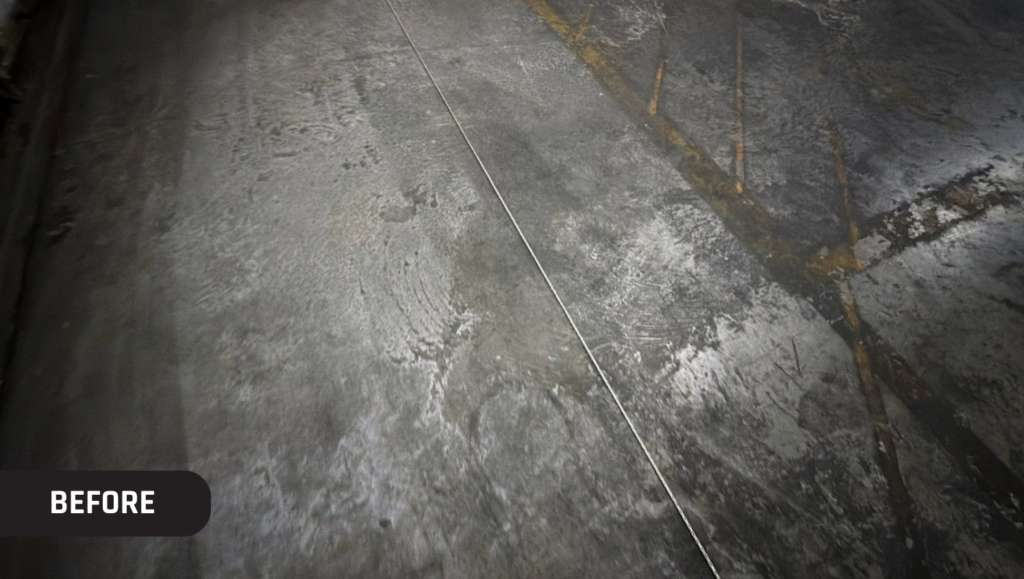Before Work Warehouse Floor Marking for Pennington Seed in Greenfield, MO