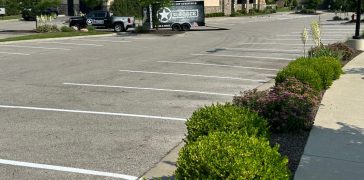 Image of Parking Lot Striping for a Local Restaurant