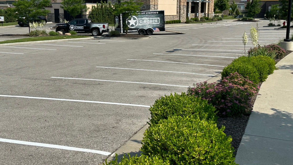 Parking Lot Striping for a Local Restaurant image
