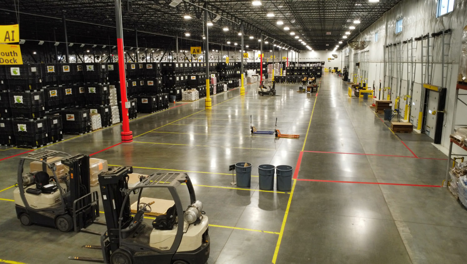 new warehouse layout in Eudora, KS