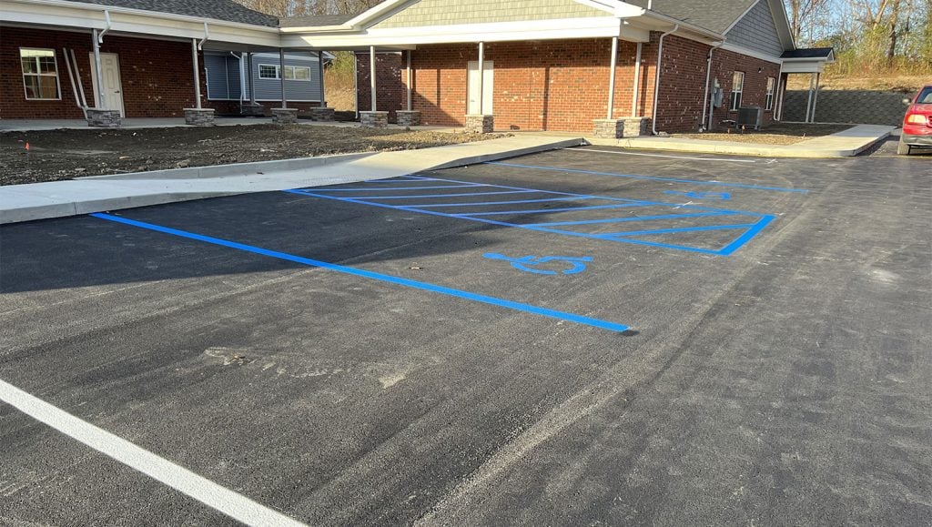 after line marking in Middlesboro, KY