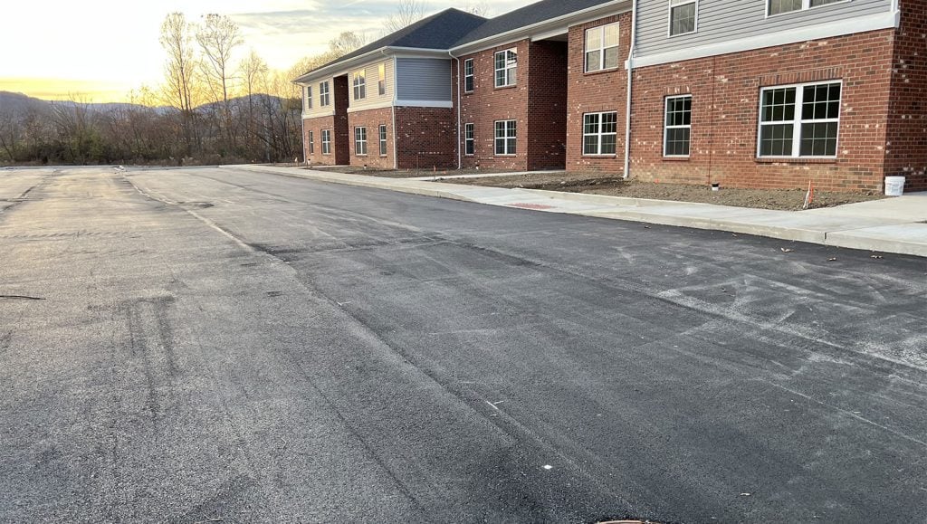 before line striping in Middlesboro, KY
