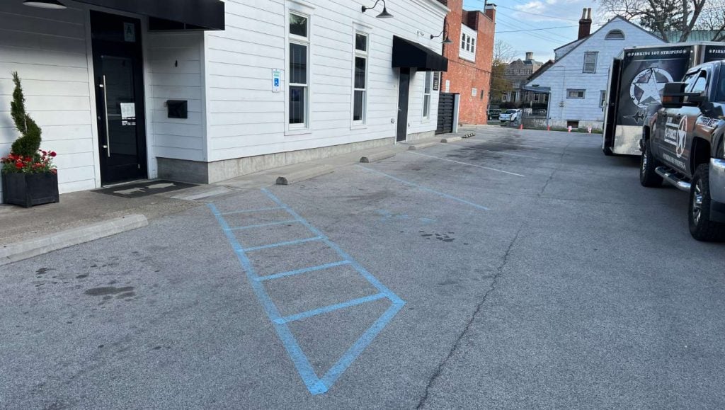 before view of ada compliance in louisville, ky
