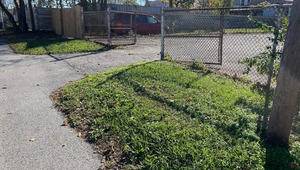 Cardinal Aluminum Company parking lot entrance