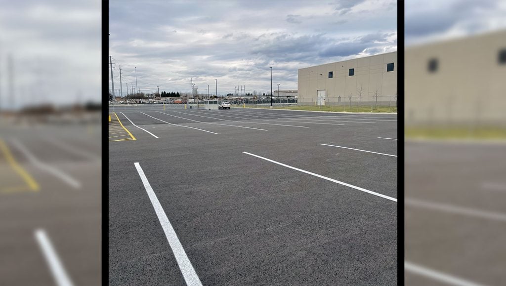 new striping at ground effects llc