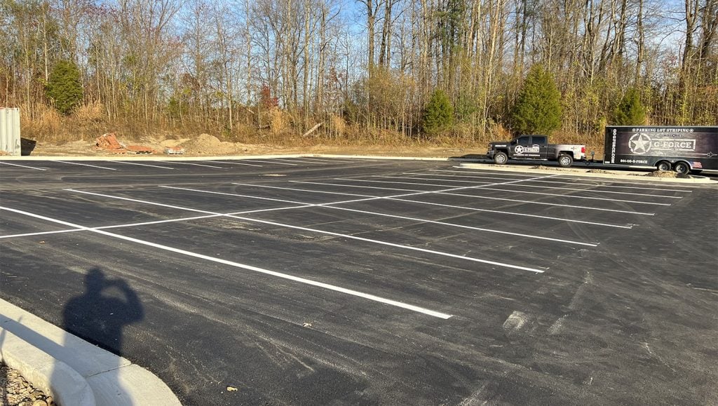 before line marking in Middlesboro, KY