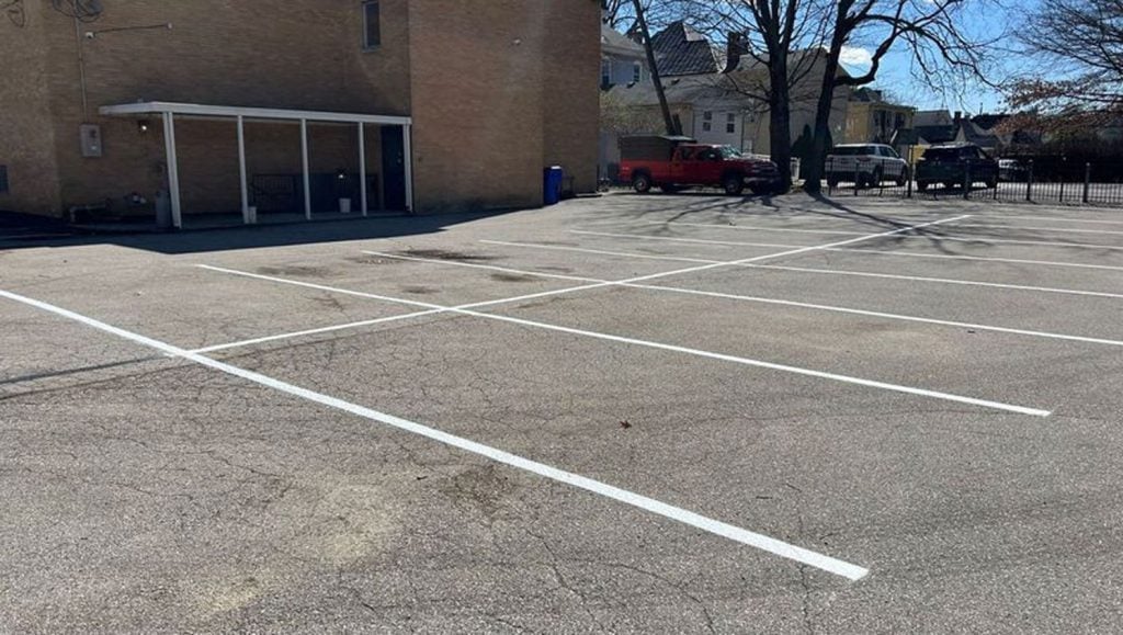 parking lot marking in Lexington, KY