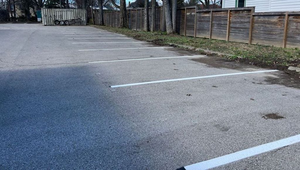 parking stall striping in Lexington, KY