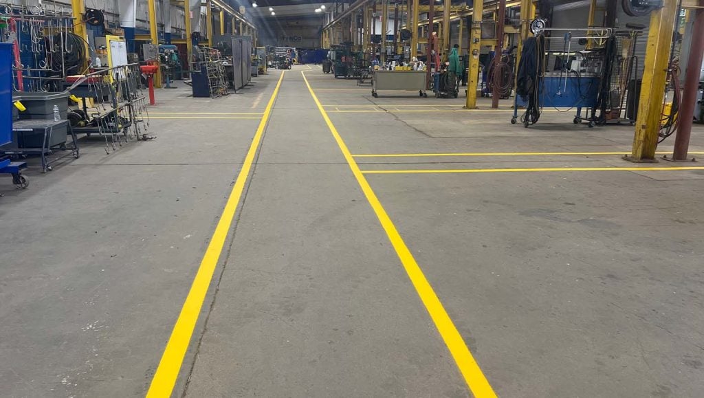 warehouse markings for FIBA Technologies, Inc.