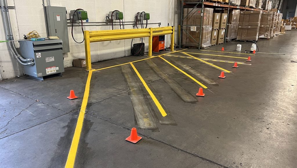 warehouse marking in Louisville, FL