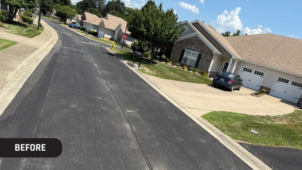 Savannah Springs Subdivision before speed bumps were installed