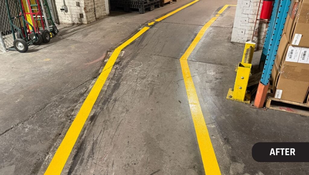 Kentucky Lottery warehouse freshly painted