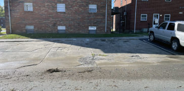 Image of Parking Lot Striping for Apartment Complex