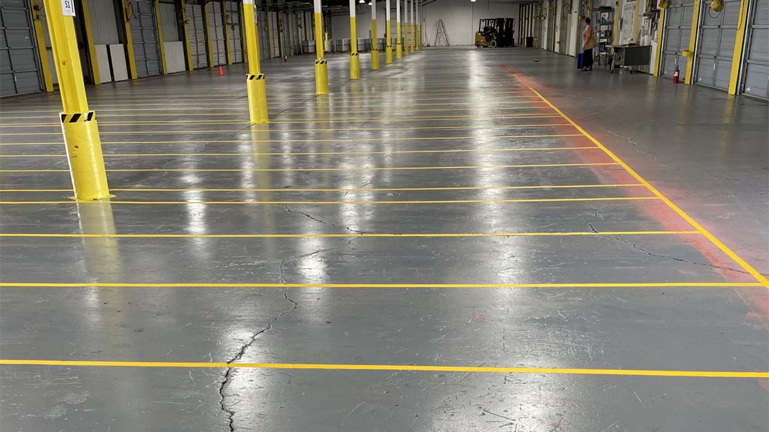 First Call Logistics Warehouse Striping Project image