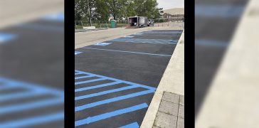 Image of Eastern Kentucky University ADA Parking Lot Striping Project