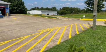 Image of Auto Wash Line Striping Project