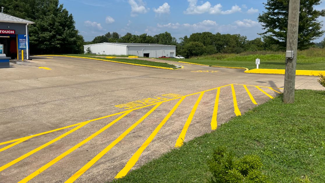 Auto Wash Line Striping Project image