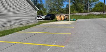 Image of Line Striping for 146 Chiropractic in Crestview, KY