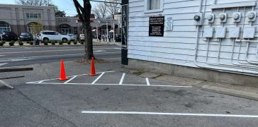 Image of Line Striping for Jack Fry’s in Louisville, KY