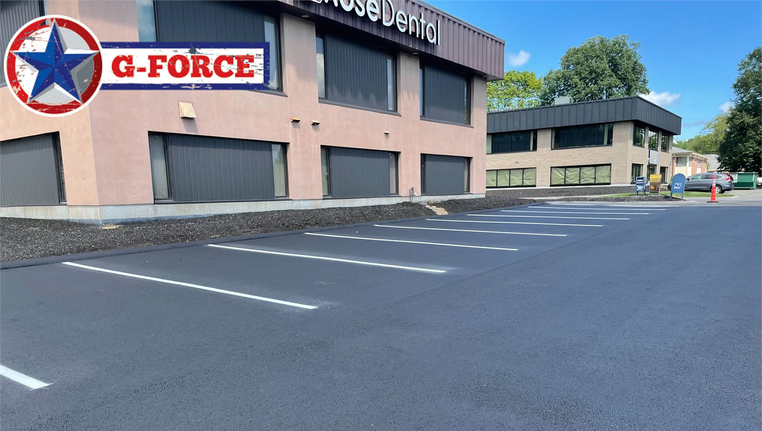 parking lot painting in Nashua, NH
