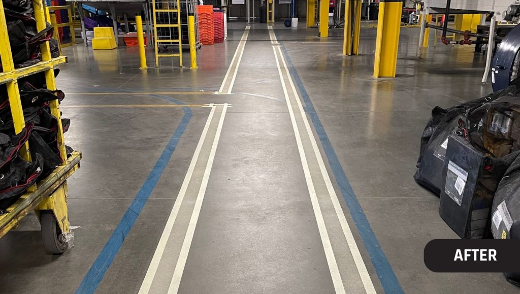 FedEx Ground warehouse freshly painted