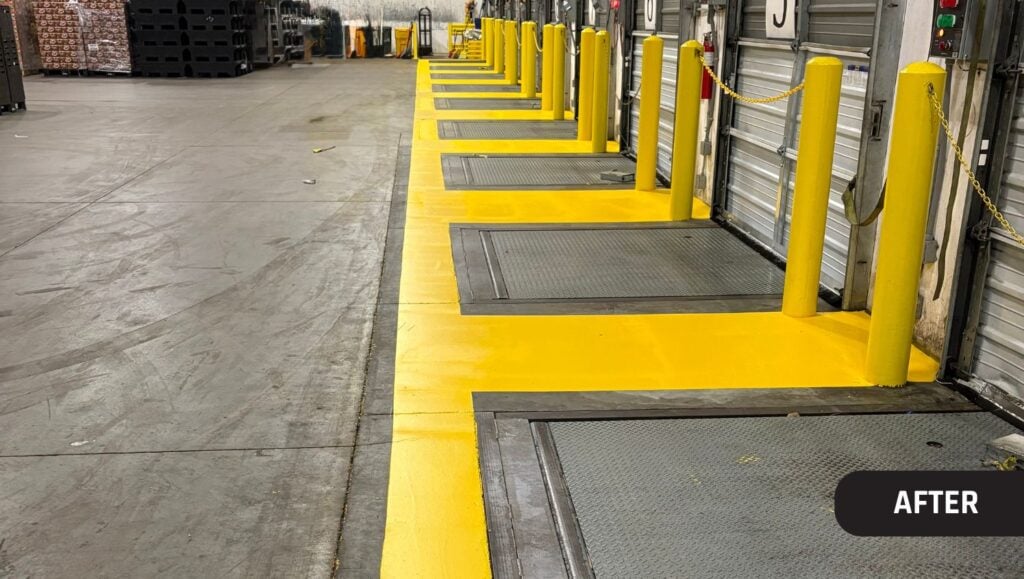 Dr Pepper Keurig warehouse freshly painted