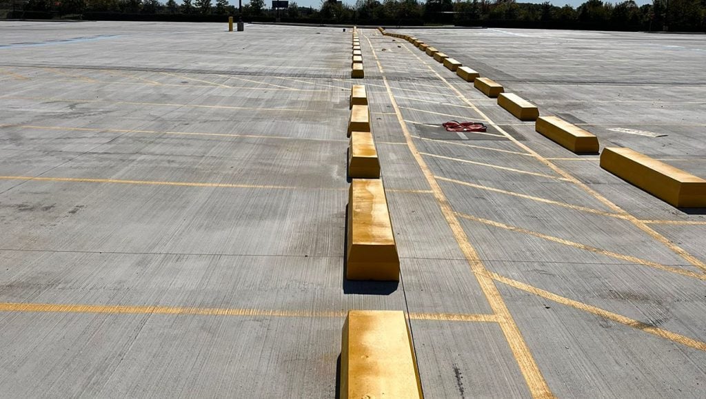 amazon truck stall wheel stops