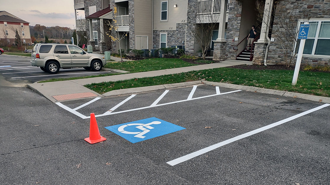 Gross Residential Properties Line Striping Project