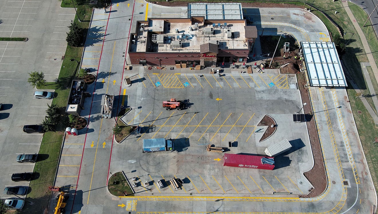 Drive-Thru Layout and Striping