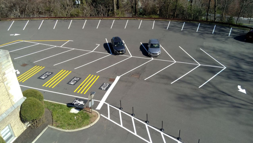 Line Striping for Mount Saint Mary Academy in Watchung, NJ