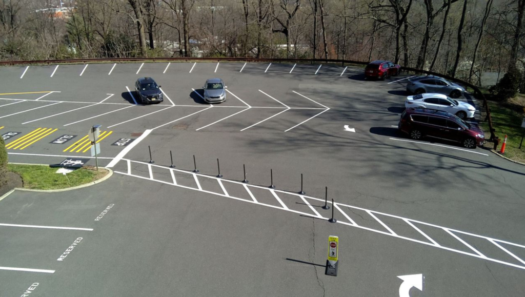 Line Striping Work for Mount Saint Mary Academy in Watchung, NJ