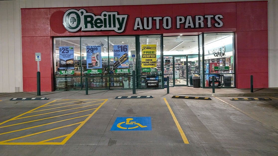 ADA Compliance for O’Reilly Autoparts in Nicoma Park, OK