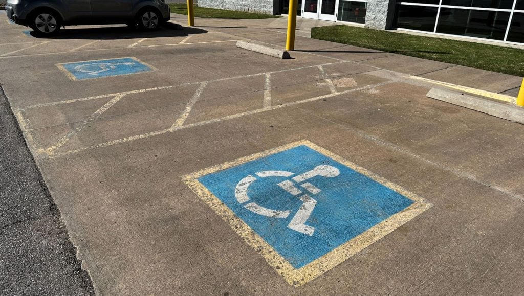 before and after ADA compliance work in Oklahoma City, OK