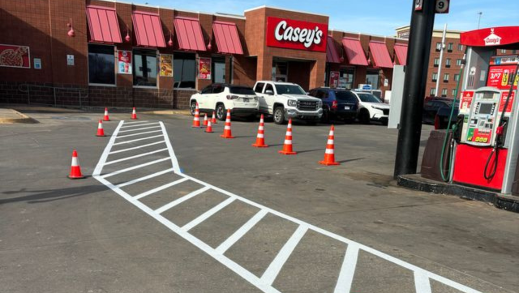 Line Striping for 3V3I in Oklahoma City, OK