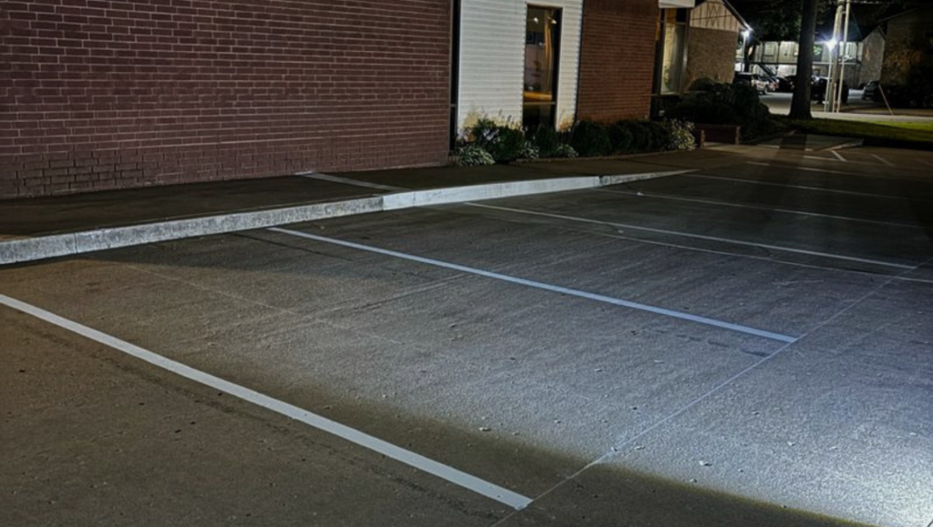 Line Striping for Colonial Title in Tulsa, OK