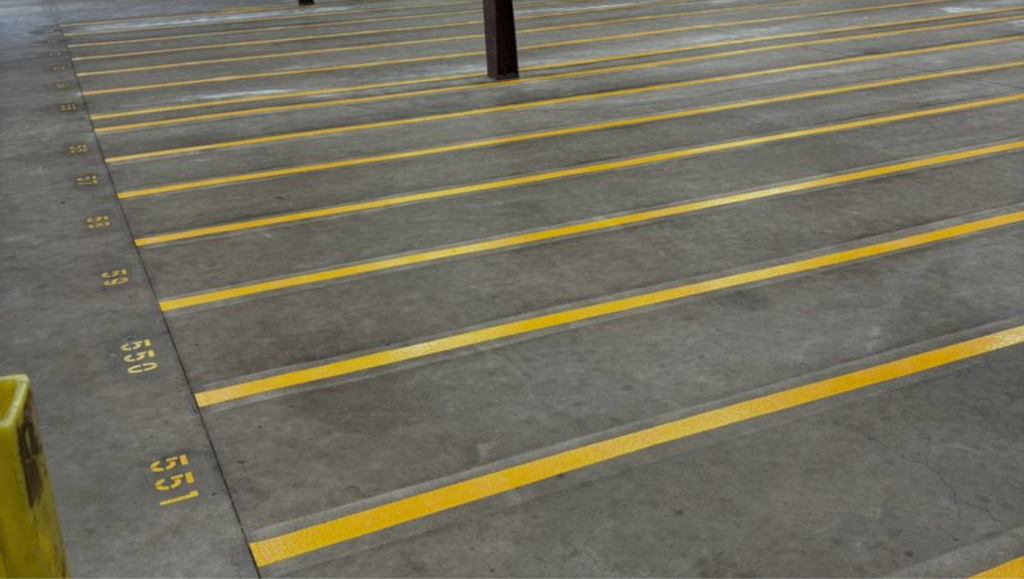 Warehouse Markings for Superior Linen Service in Oklahoma City, OK
