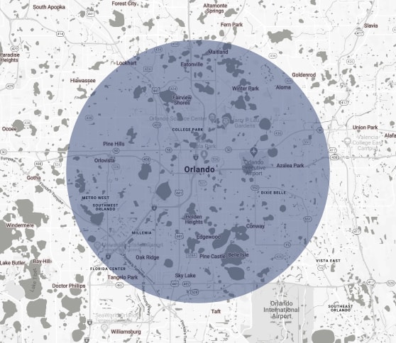 gforce orlando service area