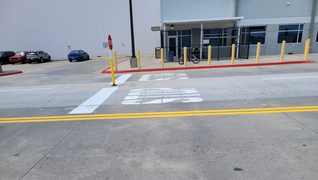 stop bar markings in daytona beach, fl