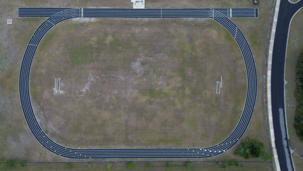 Line Striping Service for Wedgefield School in Orlando, FL
