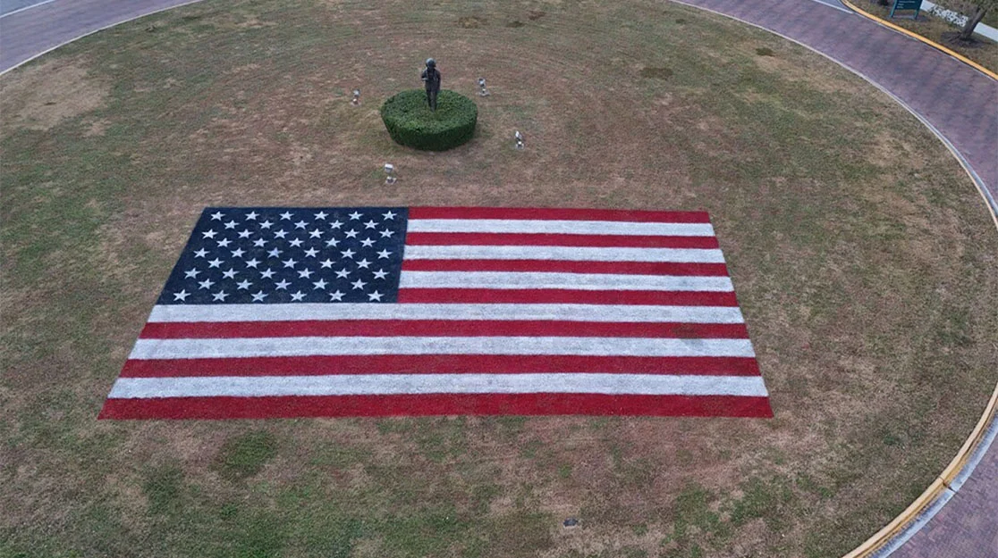 Athletic Field Marking for VA Hospital in West Palm Beach, FL