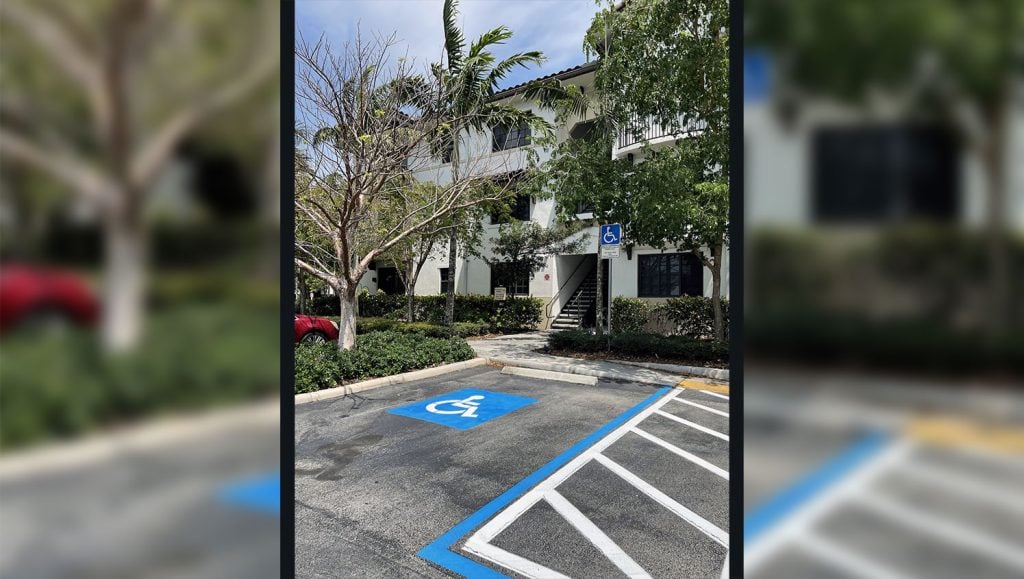 parking lot striping
