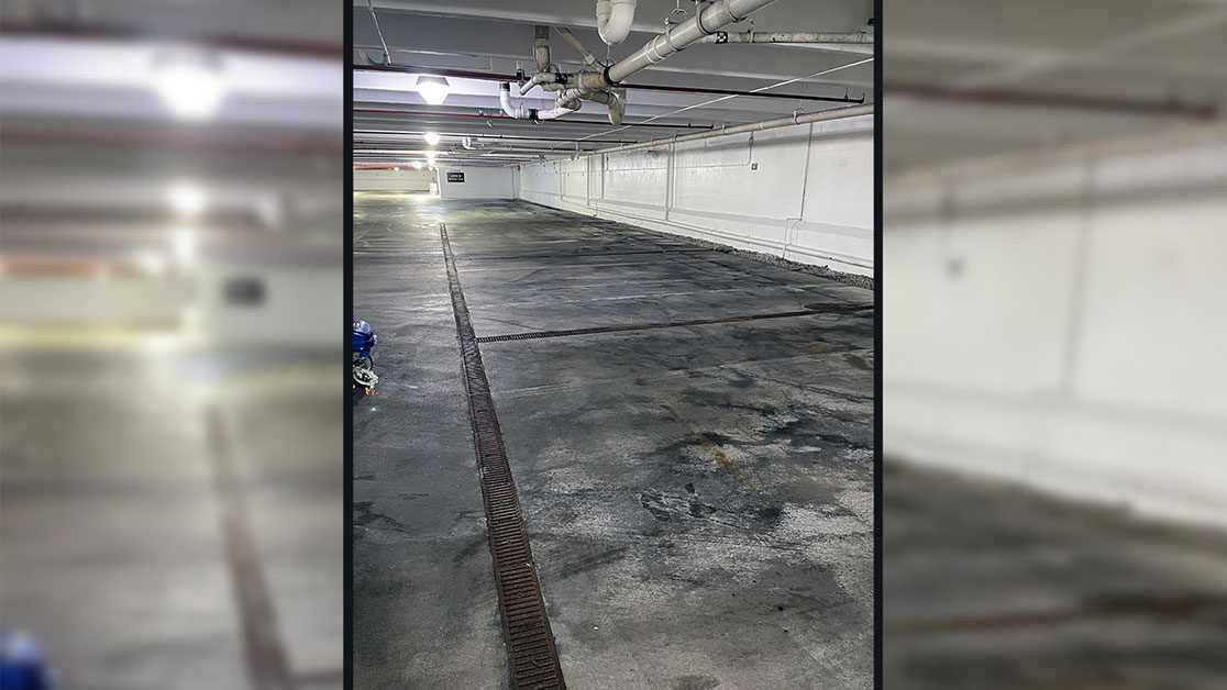 Vanderbilt Parking Garage Line Striping image